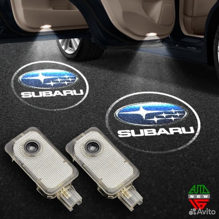 Штатная подсветка дверей Субару Импреза - Subaru I