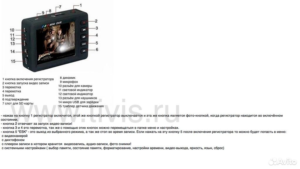 Видеорегистратор ks is инструкция