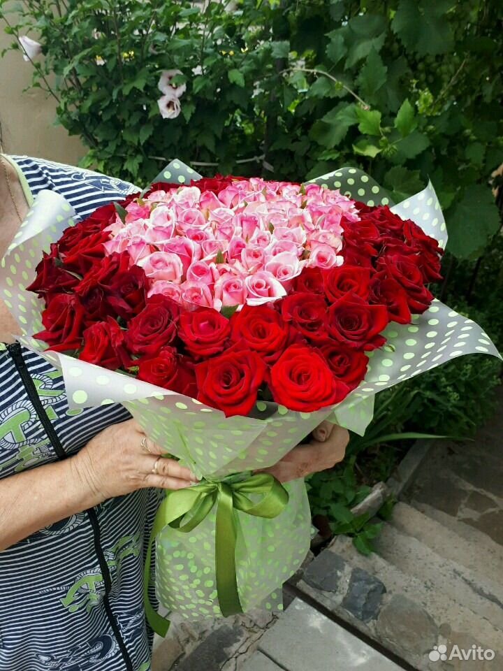 Розы Букеты 101 роза - 4000 тр купить на Зозу.ру - фотография № 4