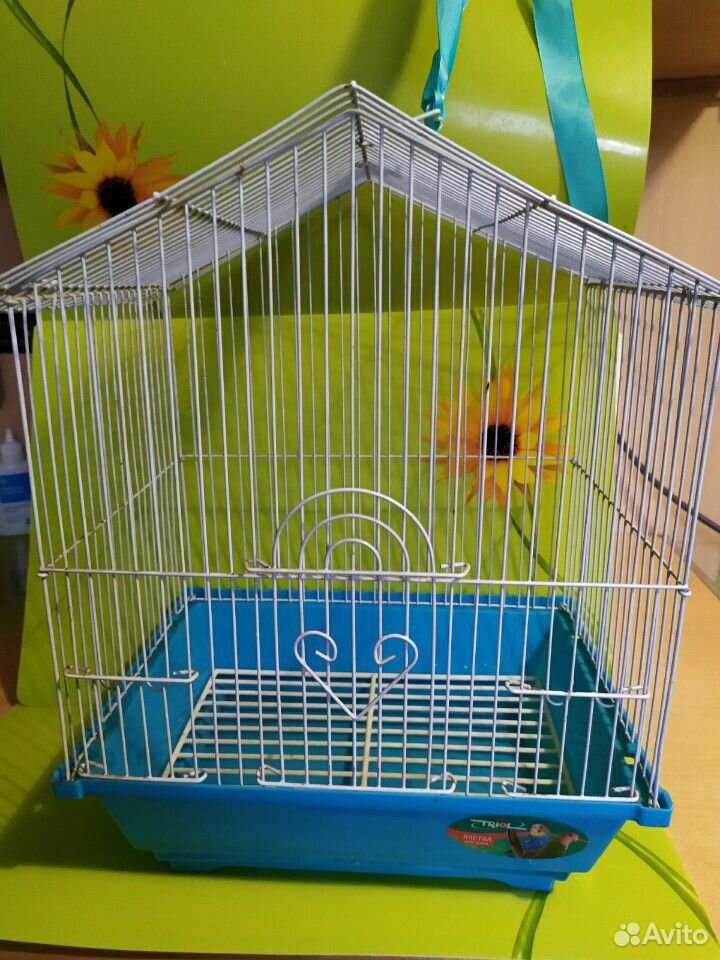 Клетка для попугаев или маленьких птичек купить на Зозу.ру - фотография № 1