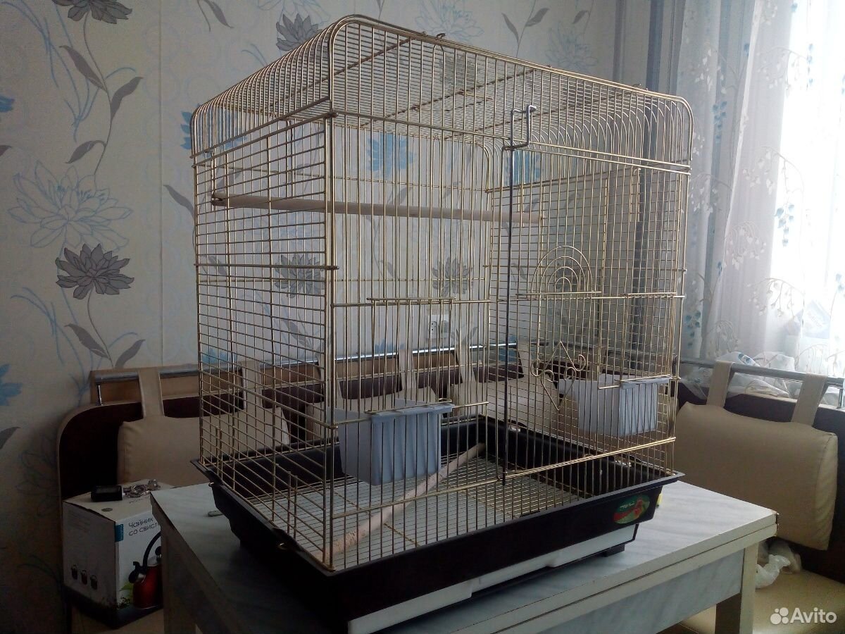Клетка для попугая, большая купить на Зозу.ру - фотография № 2
