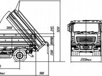 Маз 5550 чертеж