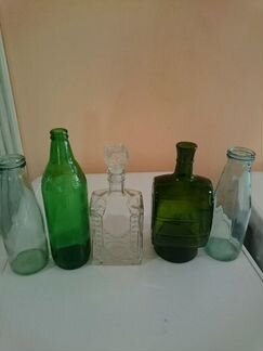 Бутылки советские из под молока