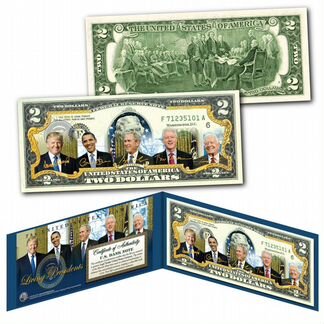 2 Dollars Живые президенты