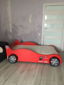 Кровать-машинка детская R800 с подсветкой