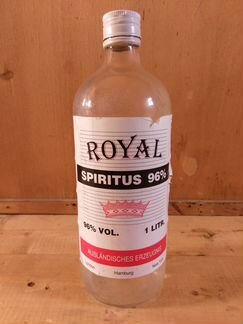 Редкая коллекционная бутылка Спирт Royal