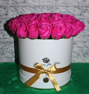 Шикарный букет из 35 мыльных роз