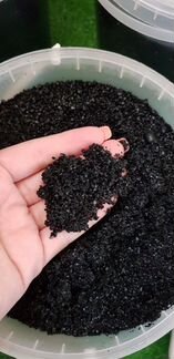 Черный песок для аквариума