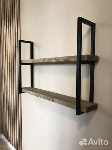 Полка настенная лофт