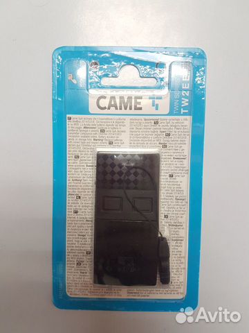 Пульт came tw2ee для ворот и шлагбаумов