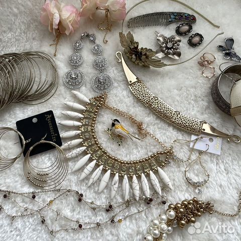 Аксессуары, серьги, колье, браслеты, брошь