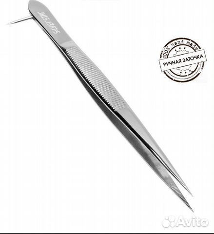 Пинцет для наращивания ресниц новые