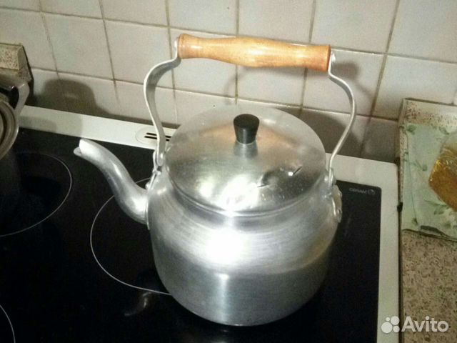 Чайник из алюминия. СССР. Рабочий. 3 л