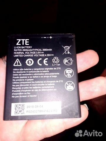 Аккумулятор для телефона ZTE
