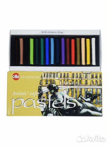 Пастель сухая художественная Olki. Мягкая