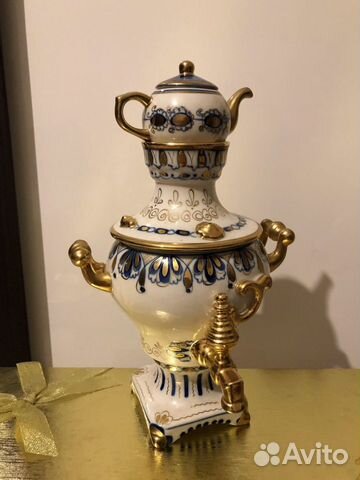 Самовар гжель фарфор