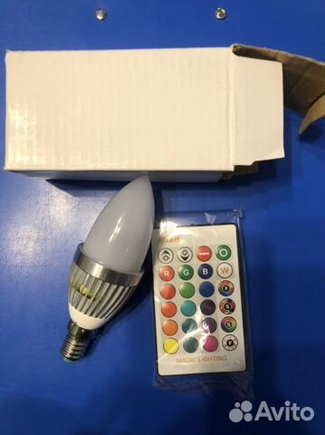 Лампа светодиодная e14