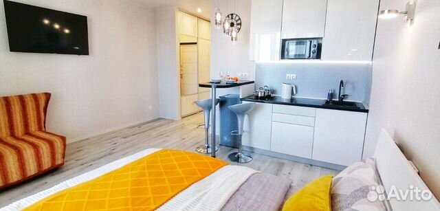 

Квартира-студия, 30 м², 2 кровати