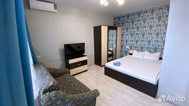 

Квартира-студия, 35 м², 2 кровати