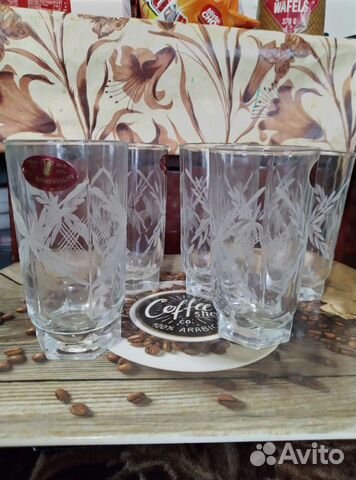 Стаканы хрустальные