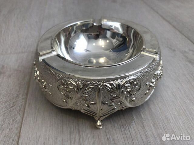 Пепельница из мельхиора