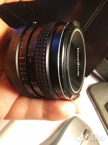 Konica Hexanon AR 28 mm f / 3.5 новый с UV-фильтр