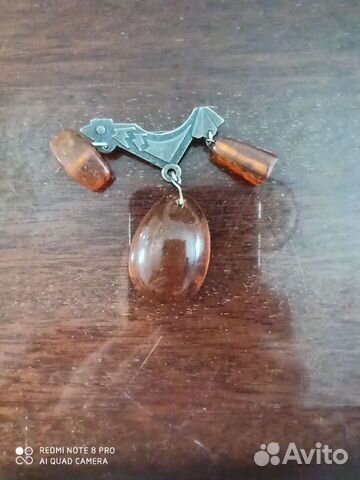 Брошь серебро СССР