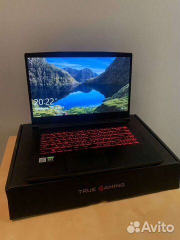 Игровой ноутбук msi GF 65 c rtx3060