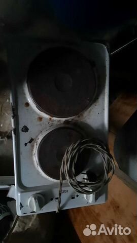 Электрическая 2х конфорочная плита