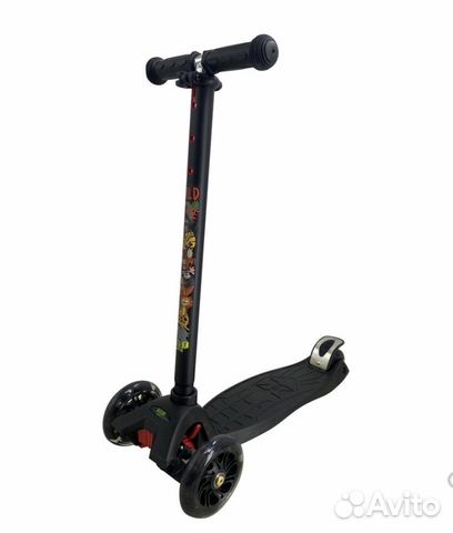 Самокат детский черный