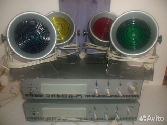 Цветомузыка Альфа-М и Спектр-301 советская