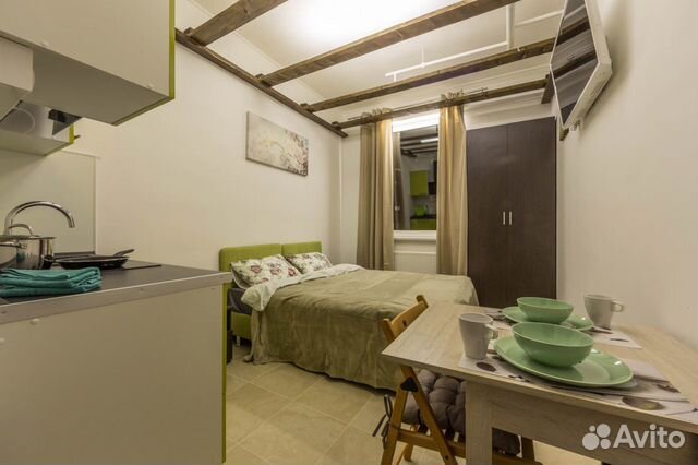 

Квартира-студия, 18 м², 1 кровать