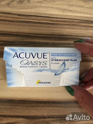 Линзы контактные acuvue oasys for astigmatism