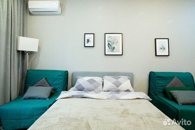 

Квартира-студия, 25 м², 3 кровати