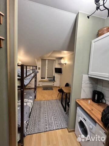 

Квартира-студия, 16 м², 3 кровати