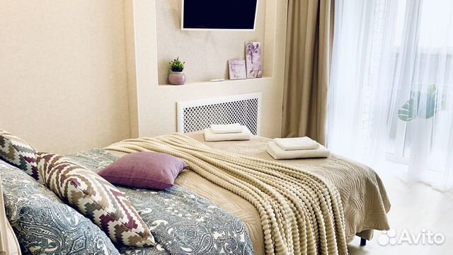 

1-к. квартира, 36 м², 2 кровати