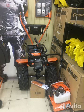 Мотоблок бензиновый 7.8л.с. Patriot Урал