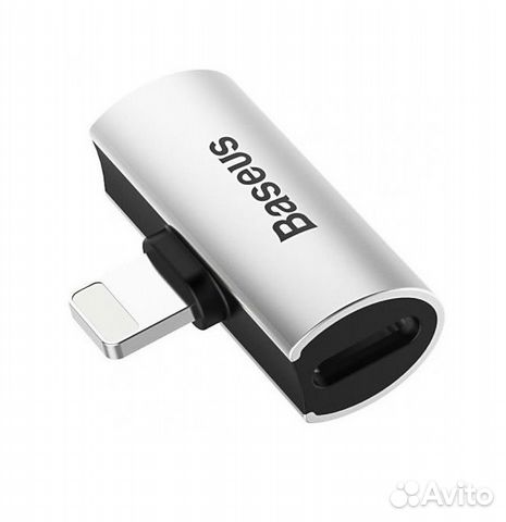 Переходник baseus L46 Male, Lightning - 2Lightning