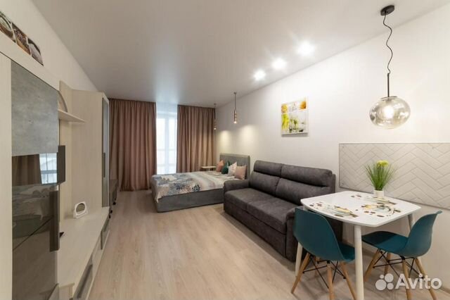 

Квартира-студия, 35 м², 2 кровати