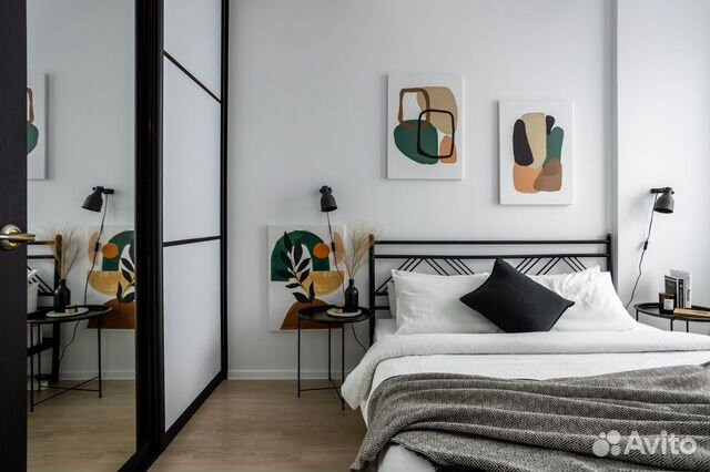 

2-к. квартира, 39 м², 2 кровати