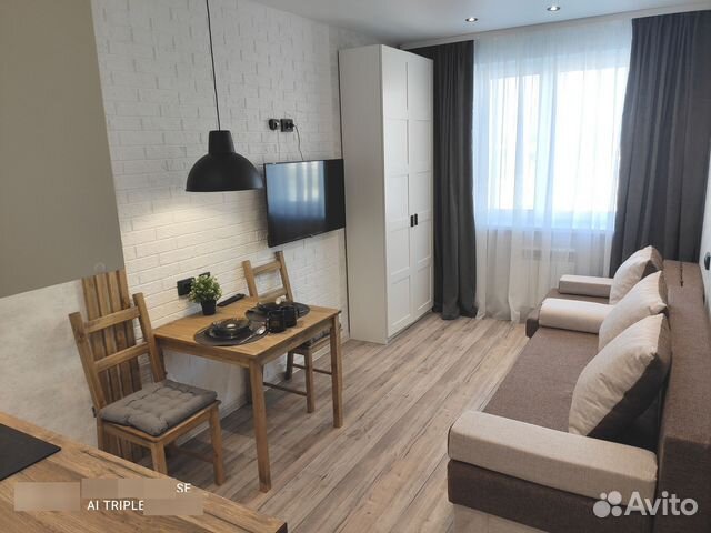 

Квартира-студия, 20 м², 2 кровати