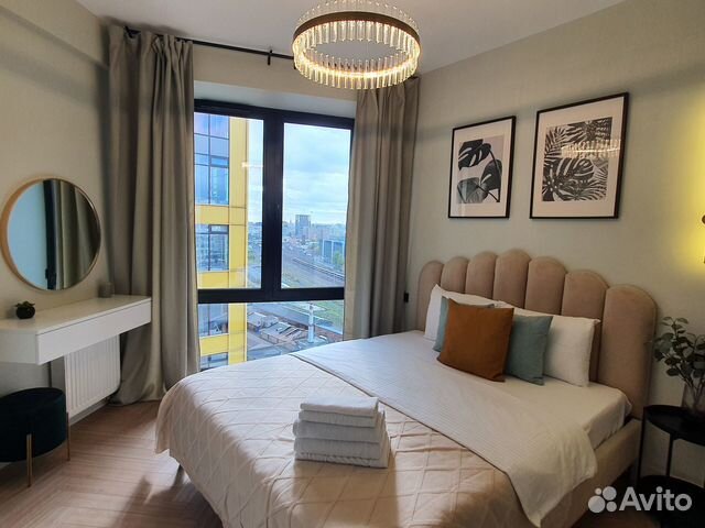 

2-к. квартира, 38 м², 2 кровати
