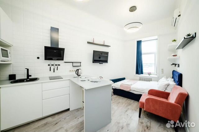 

Квартира-студия, 24 м², 1 кровать