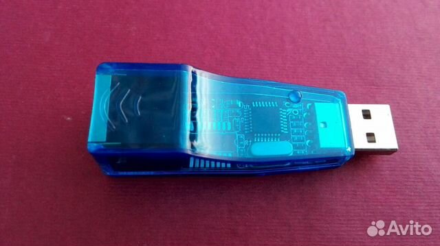 Адаптер (переходник, сетевая карта) RJ45 на USB LA