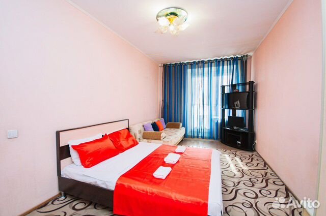 

1-к. квартира, 45 м², 2 кровати