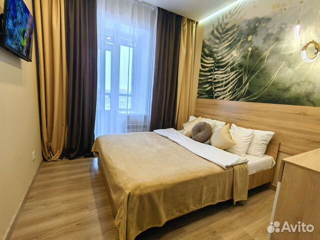 

1-к. квартира, 37 м², 2 кровати