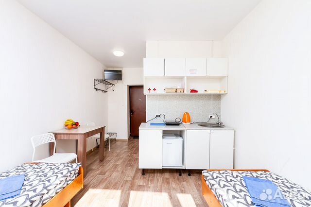 

Квартира-студия, 18 м², 2 кровати