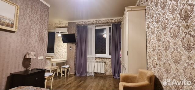 

Квартира-студия, 34 м², 2 кровати