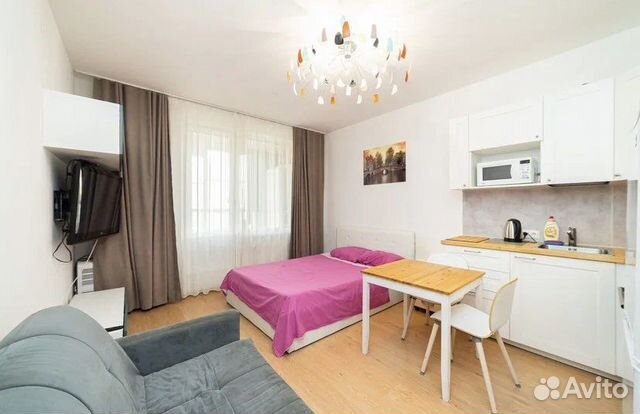

Квартира-студия, 24 м², 2 кровати