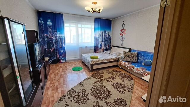 

1-к. квартира, 42 м², 2 кровати